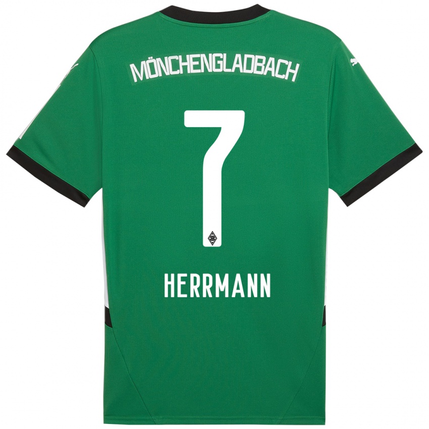 Criança Camisola Patrick Herrmann #7 Verde Branco Alternativa 2024/25 Camisa Brasil