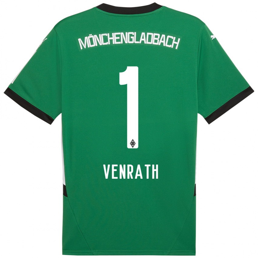 Criança Camisola Lisa Venrath #1 Verde Branco Alternativa 2024/25 Camisa Brasil