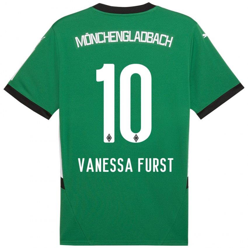 Criança Camisola Vanessa Fürst #10 Verde Branco Alternativa 2024/25 Camisa Brasil