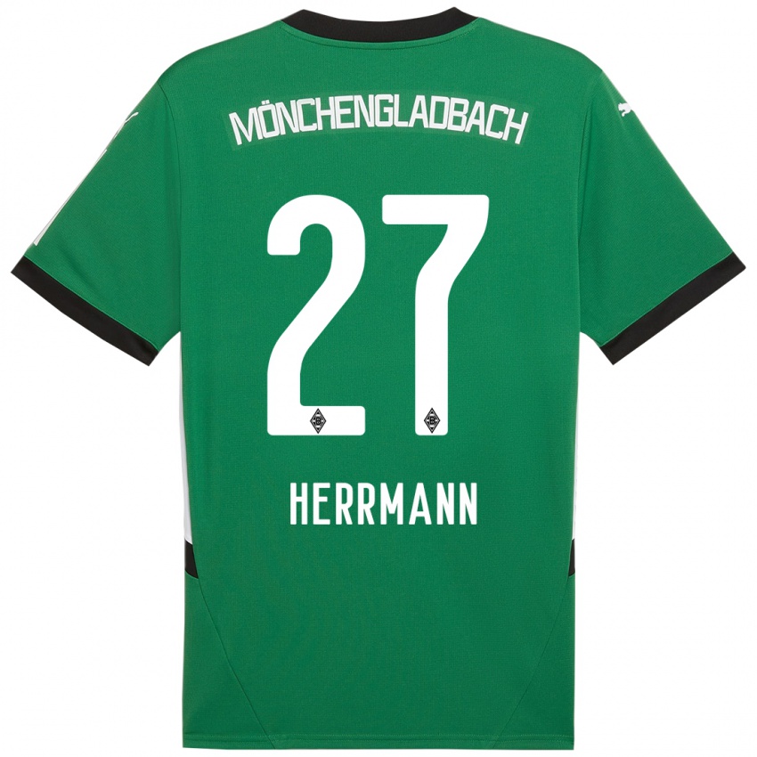 Criança Camisola Michelle Herrmann #27 Verde Branco Alternativa 2024/25 Camisa Brasil