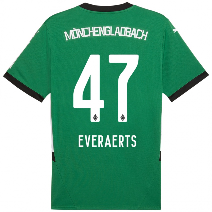 Criança Camisola Kim Everaerts #47 Verde Branco Alternativa 2024/25 Camisa Brasil