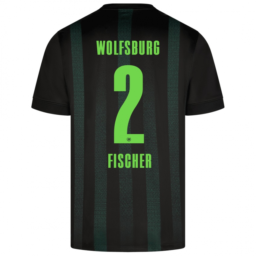 Criança Camisola Kilian Fischer #2 Verde Escuro Alternativa 2024/25 Camisa Brasil