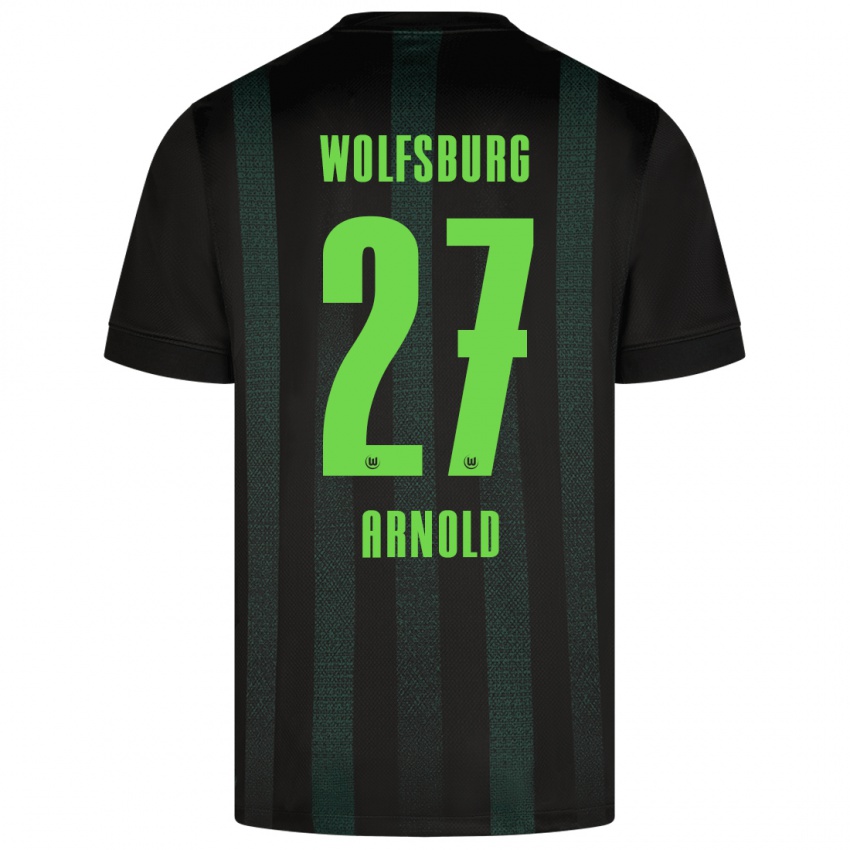 Criança Camisola Maximilian Arnold #27 Verde Escuro Alternativa 2024/25 Camisa Brasil