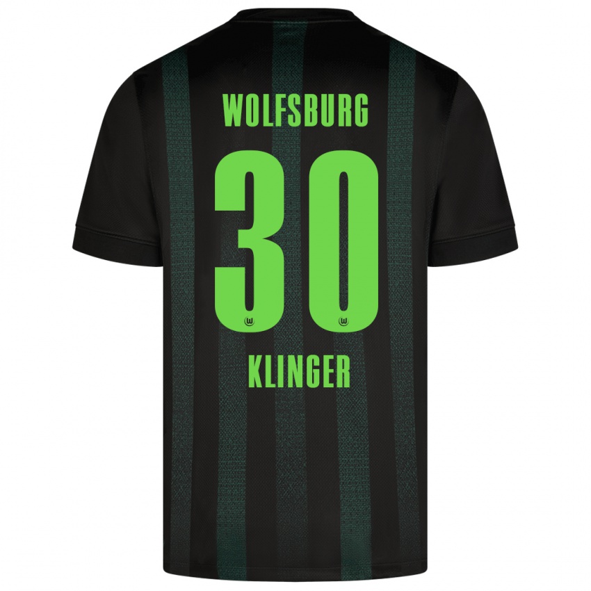 Criança Camisola Niklas Klinger #30 Verde Escuro Alternativa 2024/25 Camisa Brasil