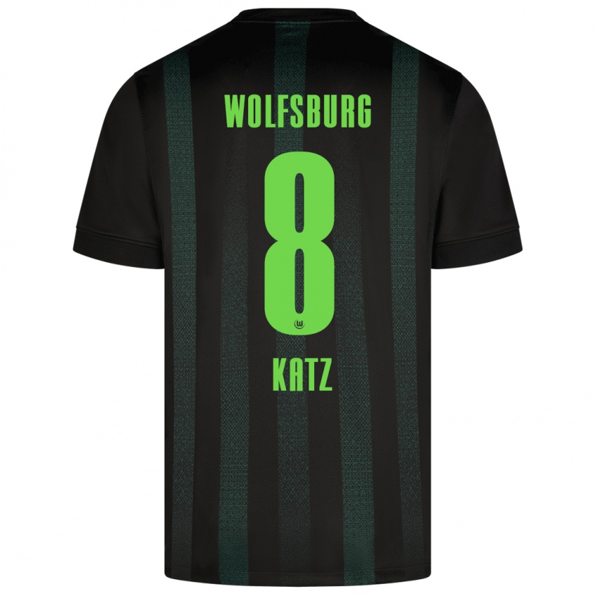 Criança Camisola Bruno Katz #8 Verde Escuro Alternativa 2024/25 Camisa Brasil