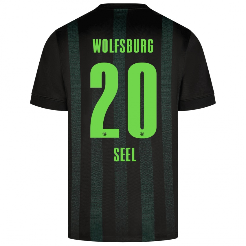 Criança Camisola William Seel #20 Verde Escuro Alternativa 2024/25 Camisa Brasil