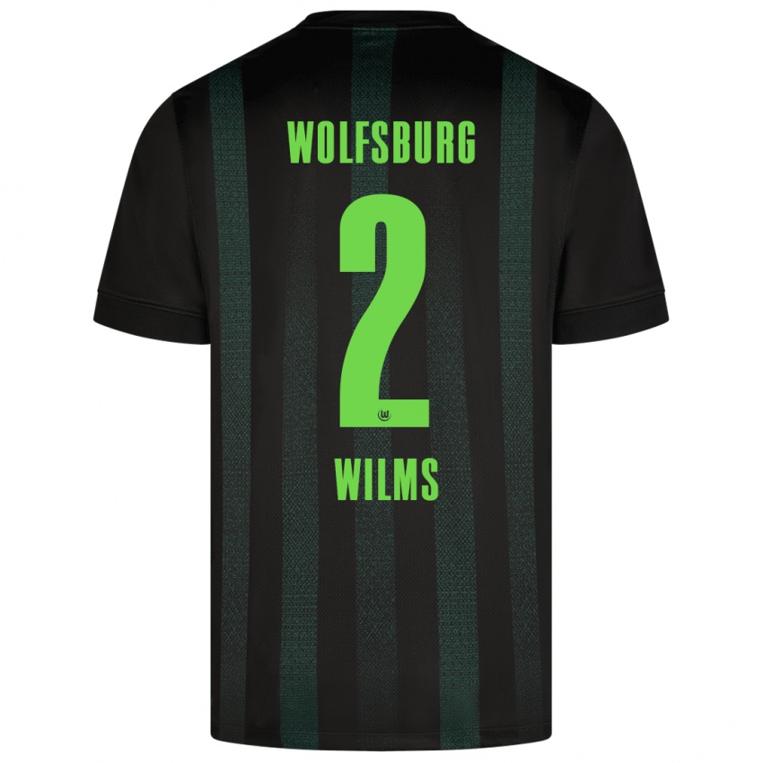 Criança Camisola Lynn Wilms #2 Verde Escuro Alternativa 2024/25 Camisa Brasil