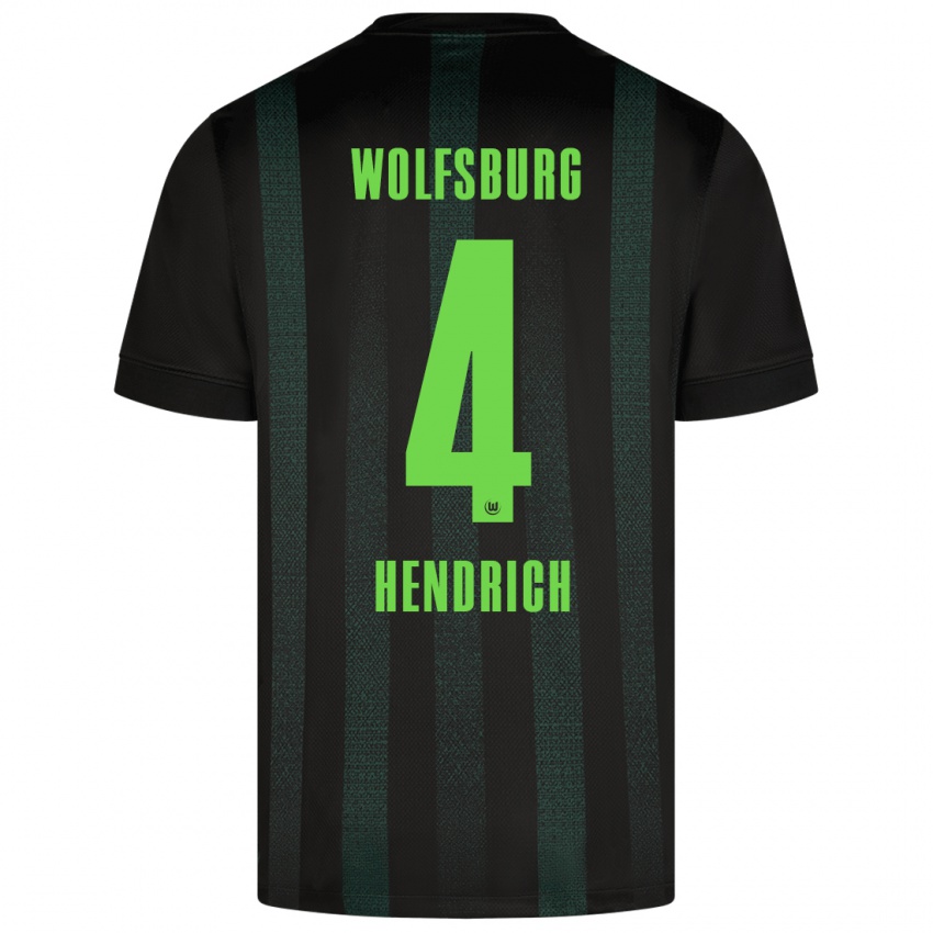 Criança Camisola Kathrin Hendrich #4 Verde Escuro Alternativa 2024/25 Camisa Brasil