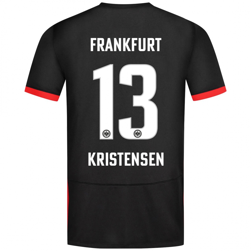 Criança Camisola Rasmus Kristensen #13 Preto Alternativa 2024/25 Camisa Brasil