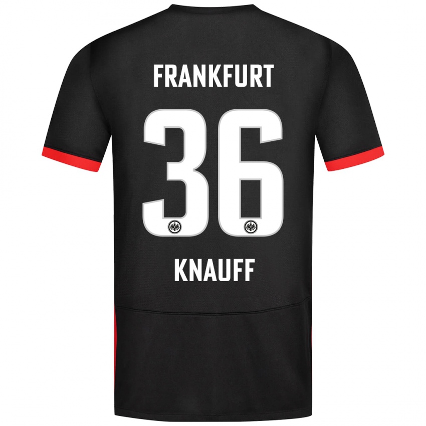 Criança Camisola Ansgar Knauff #36 Preto Alternativa 2024/25 Camisa Brasil