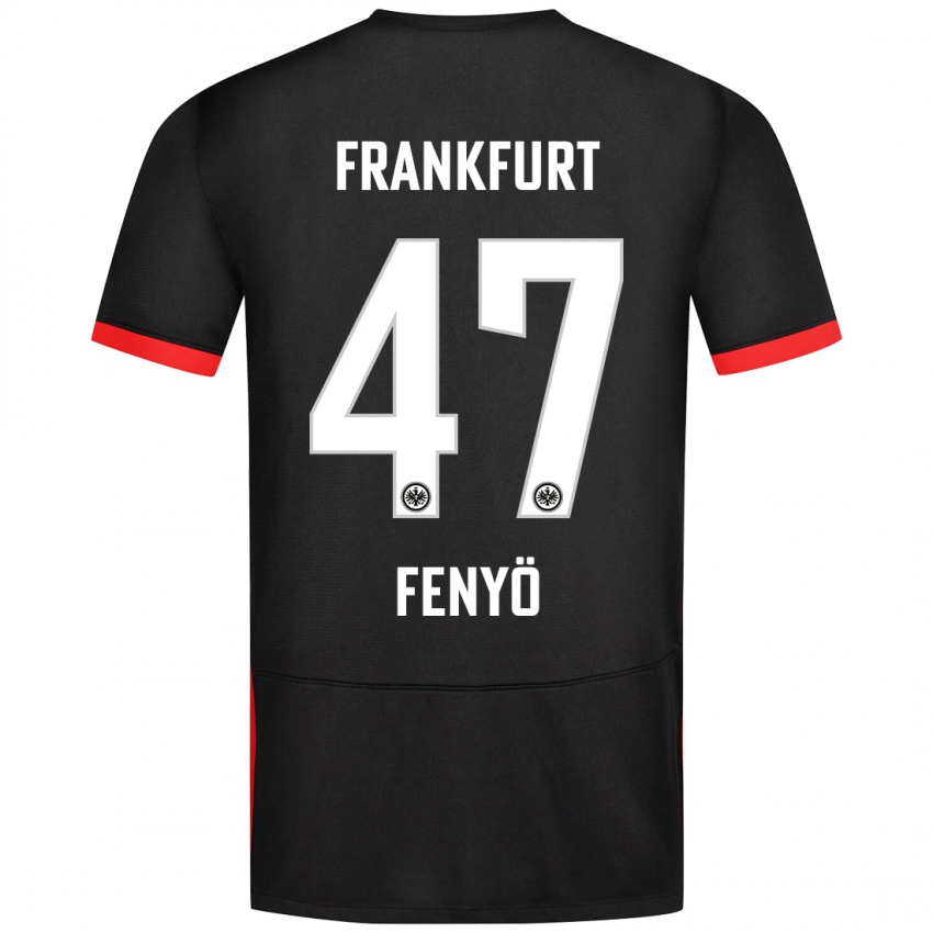 Criança Camisola Noah Fenyö #47 Preto Alternativa 2024/25 Camisa Brasil