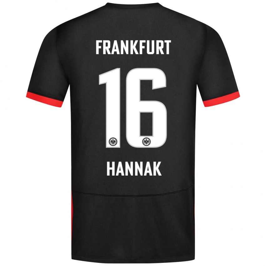 Criança Camisola Tim Hannak #16 Preto Alternativa 2024/25 Camisa Brasil