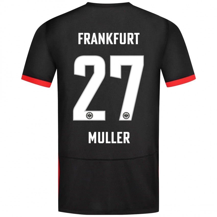 Criança Camisola Mark Müller #27 Preto Alternativa 2024/25 Camisa Brasil