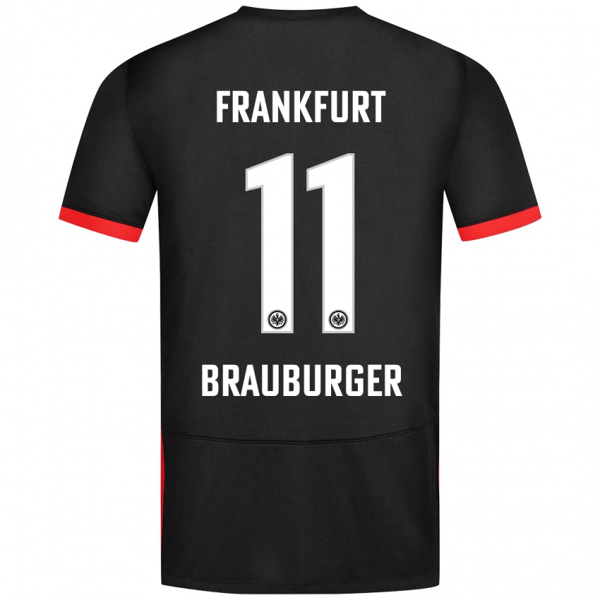 Criança Camisola Maximilian Brauburger #11 Preto Alternativa 2024/25 Camisa Brasil