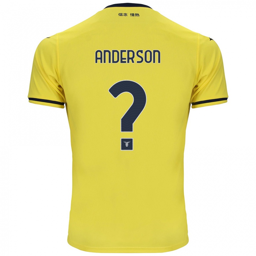 Criança Camisola André Anderson #0 Amarelo Alternativa 2024/25 Camisa Brasil