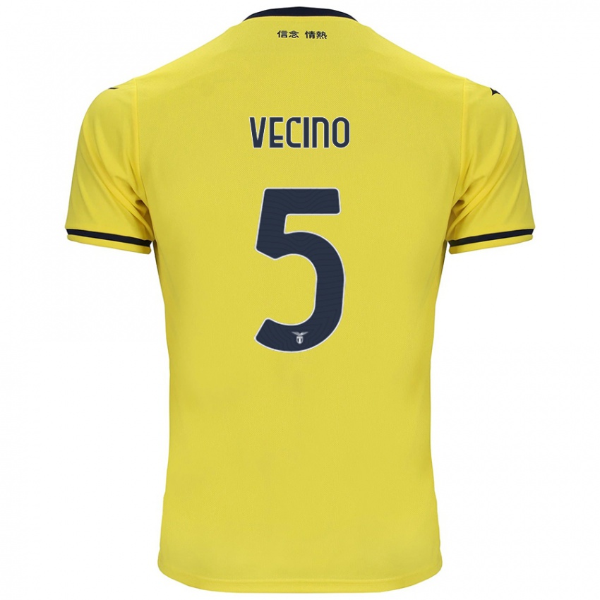 Criança Camisola Matías Vecino #5 Amarelo Alternativa 2024/25 Camisa Brasil