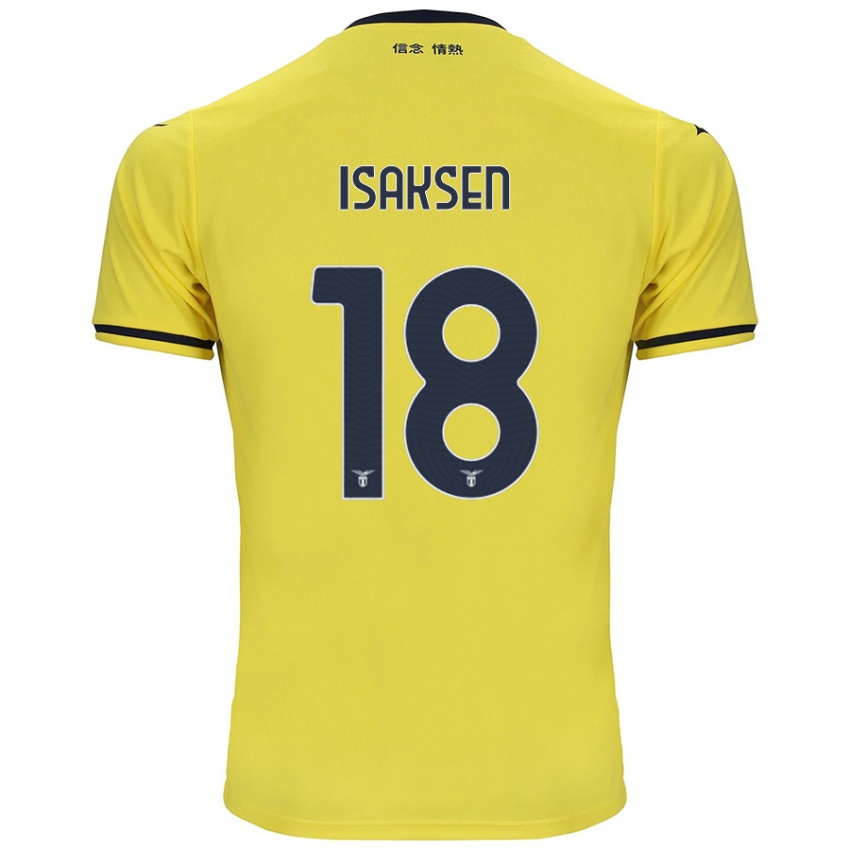 Criança Camisola Gustav Isaksen #18 Amarelo Alternativa 2024/25 Camisa Brasil