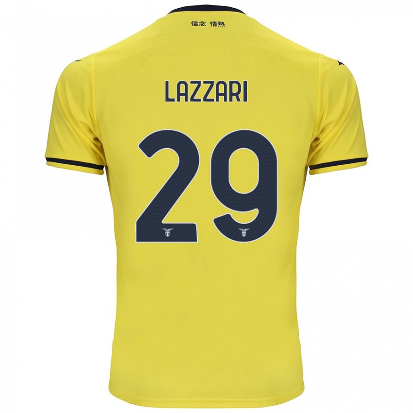 Criança Camisola Manuel Lazzari #29 Amarelo Alternativa 2024/25 Camisa Brasil