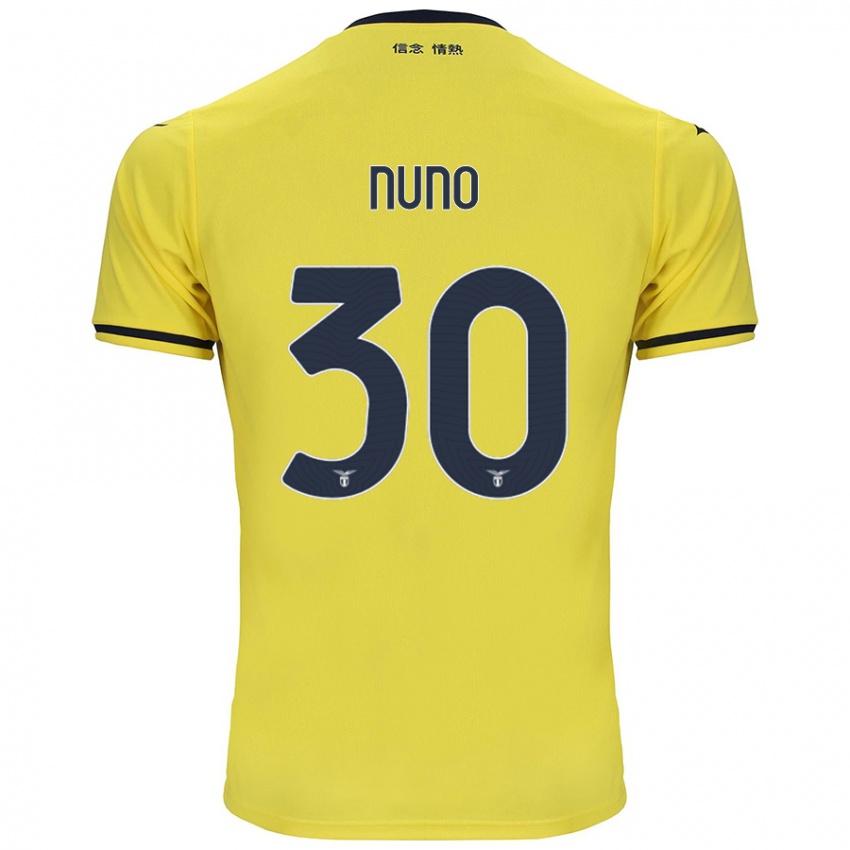 Criança Camisola Nuno Tavares #30 Amarelo Alternativa 2024/25 Camisa Brasil