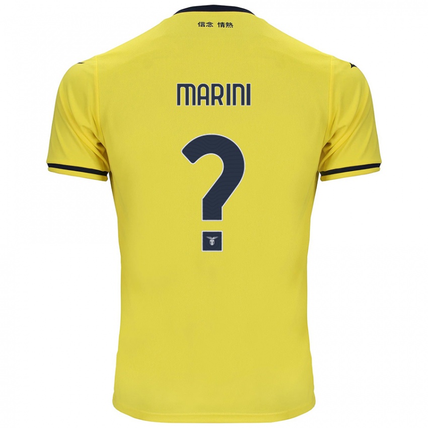 Criança Camisola Matteo Marini #0 Amarelo Alternativa 2024/25 Camisa Brasil