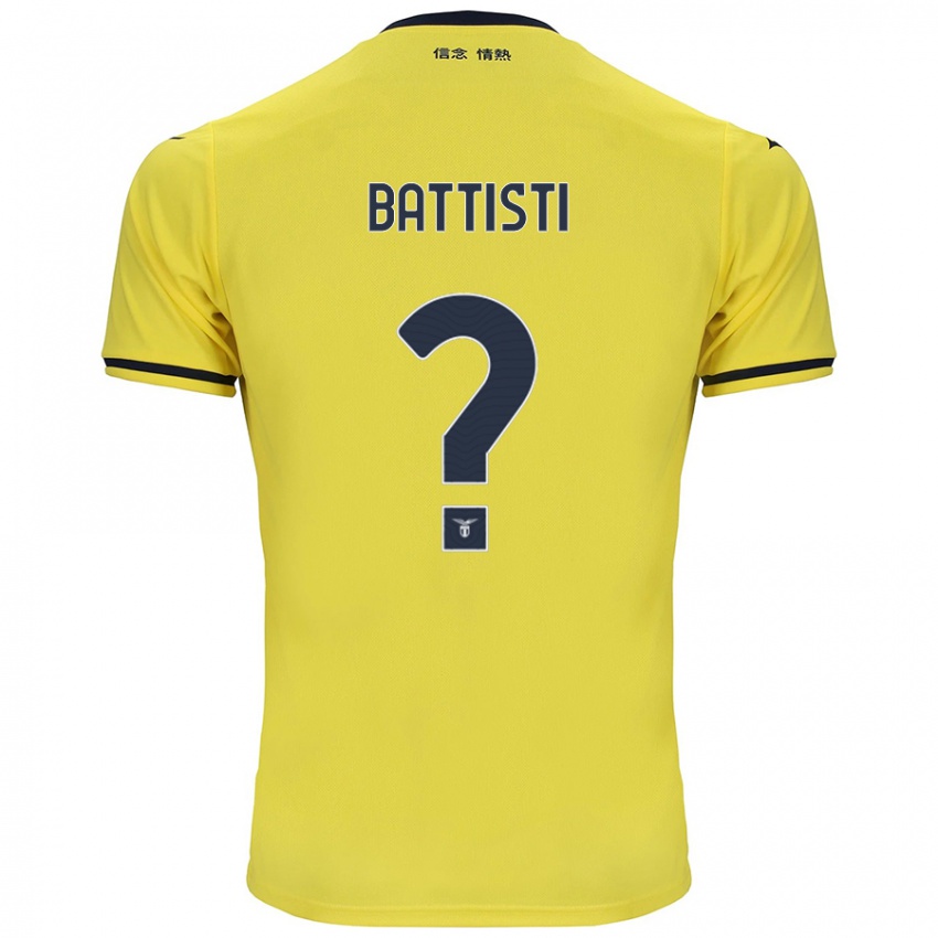 Criança Camisola Valerio Battisti #0 Amarelo Alternativa 2024/25 Camisa Brasil