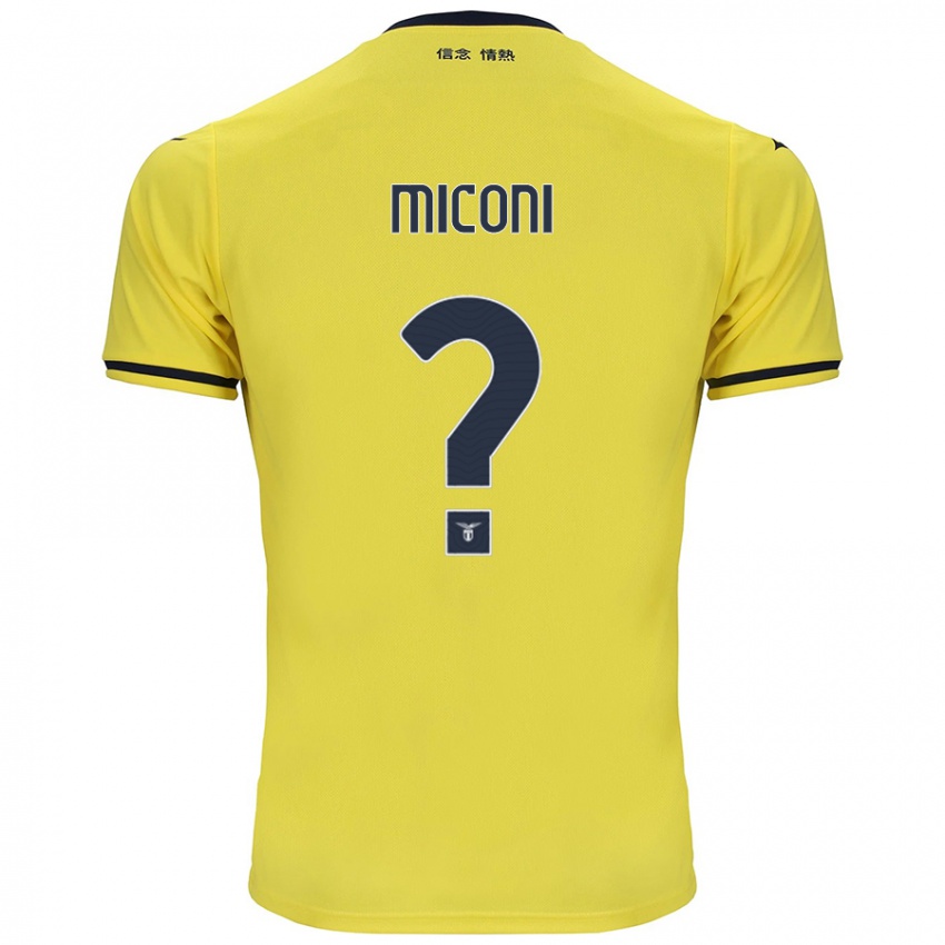 Criança Camisola Lorenzo Miconi #0 Amarelo Alternativa 2024/25 Camisa Brasil