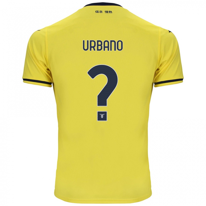 Criança Camisola Nicolò Urbano #0 Amarelo Alternativa 2024/25 Camisa Brasil