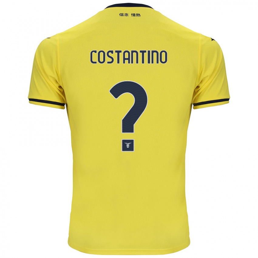 Criança Camisola Davide Costantino #0 Amarelo Alternativa 2024/25 Camisa Brasil