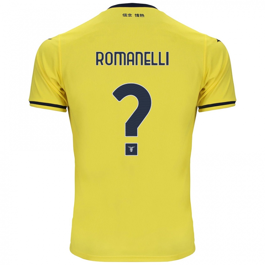 Criança Camisola Nicolas Romanelli #0 Amarelo Alternativa 2024/25 Camisa Brasil