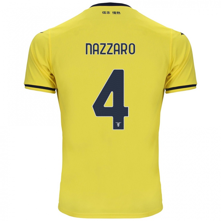 Criança Camisola Marco Nazzaro #4 Amarelo Alternativa 2024/25 Camisa Brasil