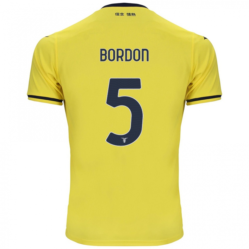 Criança Camisola Filipe Bordon #5 Amarelo Alternativa 2024/25 Camisa Brasil