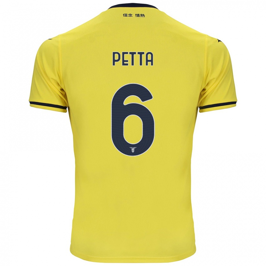 Criança Camisola Andrea Petta #6 Amarelo Alternativa 2024/25 Camisa Brasil