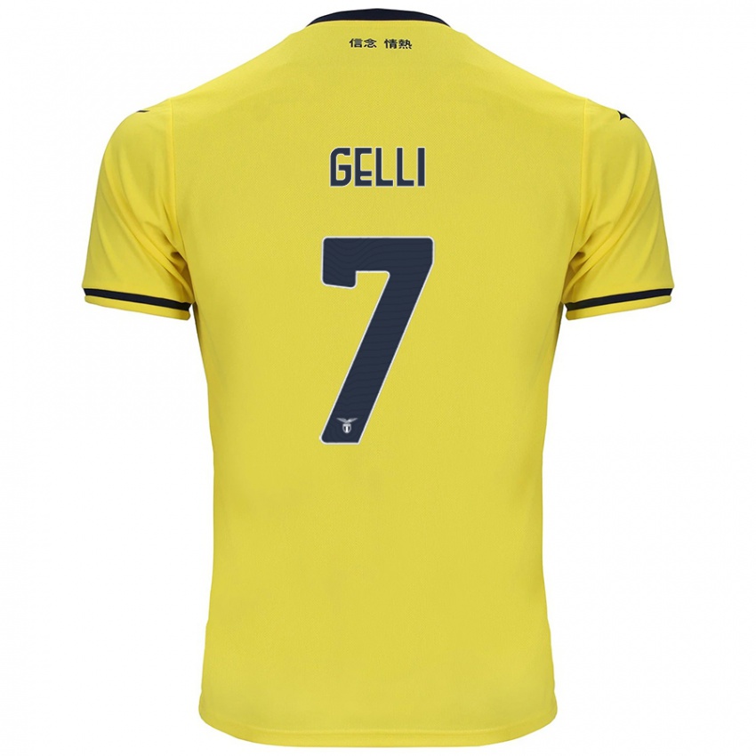 Criança Camisola Valerio Gelli #7 Amarelo Alternativa 2024/25 Camisa Brasil