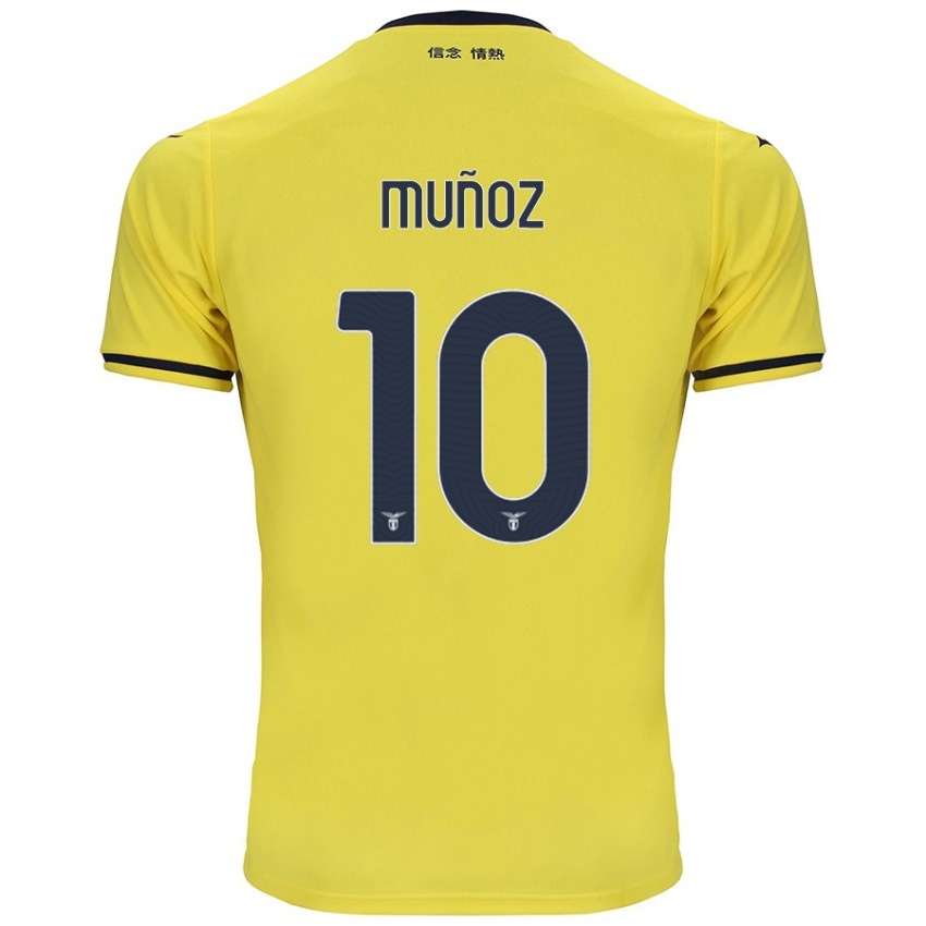 Criança Camisola Cristo Muñoz #10 Amarelo Alternativa 2024/25 Camisa Brasil