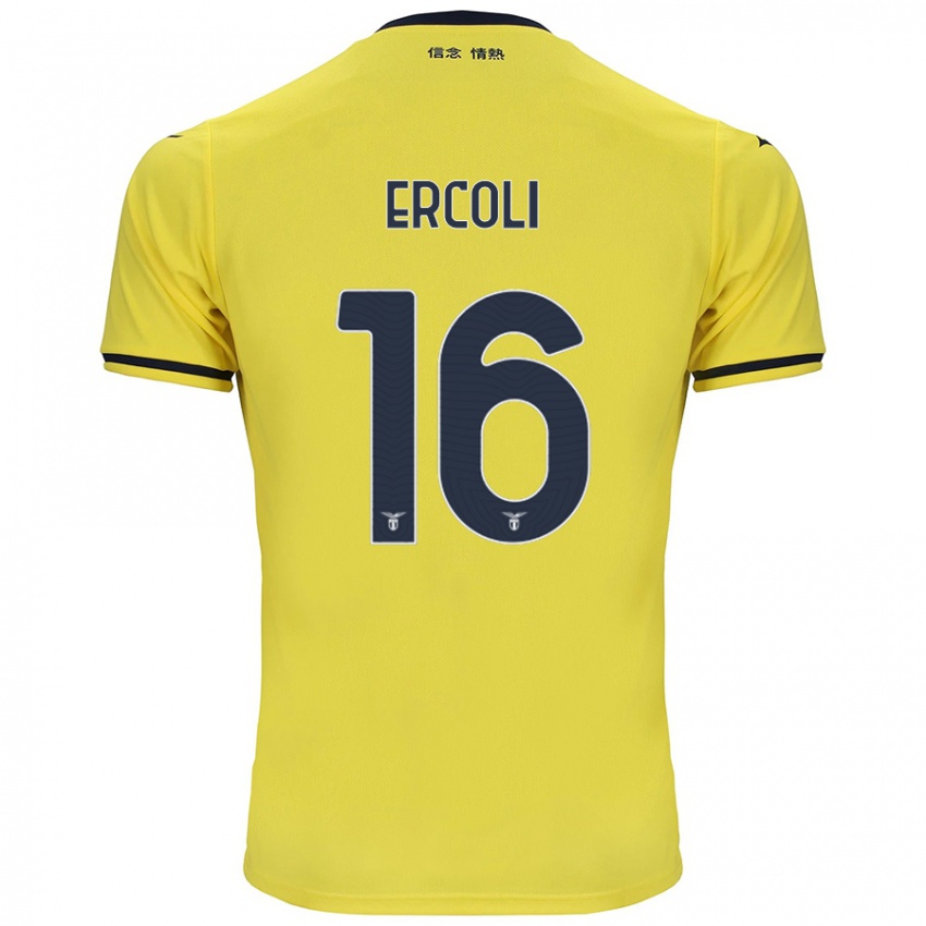 Criança Camisola Michele Ercoli #16 Amarelo Alternativa 2024/25 Camisa Brasil