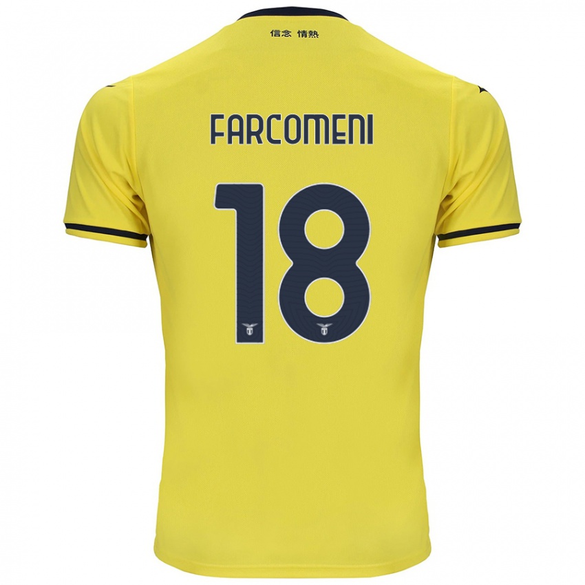 Criança Camisola Valerio Farcomeni #18 Amarelo Alternativa 2024/25 Camisa Brasil