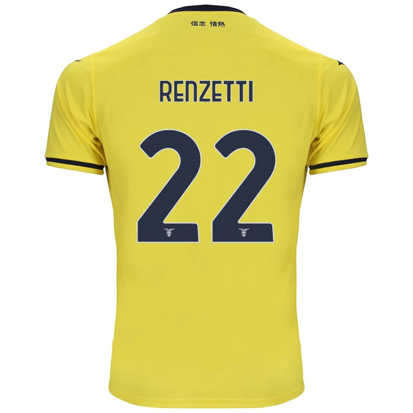 Criança Camisola Davide Renzetti #22 Amarelo Alternativa 2024/25 Camisa Brasil