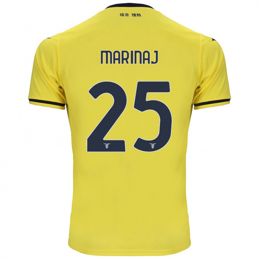 Criança Camisola Kledi Marinaj #25 Amarelo Alternativa 2024/25 Camisa Brasil