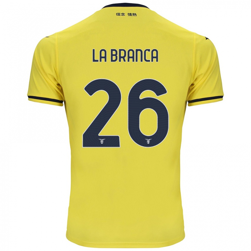 Criança Camisola Ruggero La Branca #26 Amarelo Alternativa 2024/25 Camisa Brasil