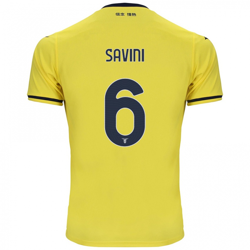 Criança Camisola Federica Savini #6 Amarelo Alternativa 2024/25 Camisa Brasil