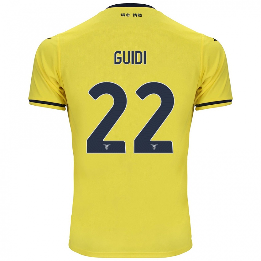 Criança Camisola Emma Guidi #22 Amarelo Alternativa 2024/25 Camisa Brasil