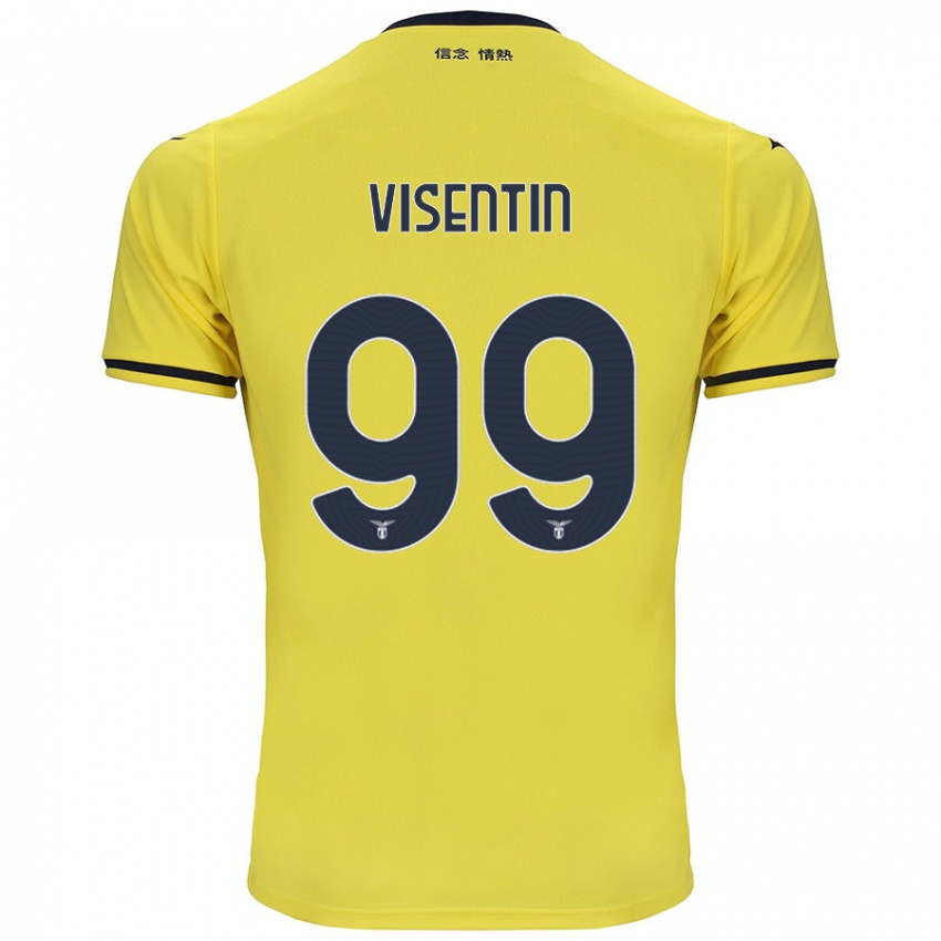 Criança Camisola Noemi Visentin #99 Amarelo Alternativa 2024/25 Camisa Brasil