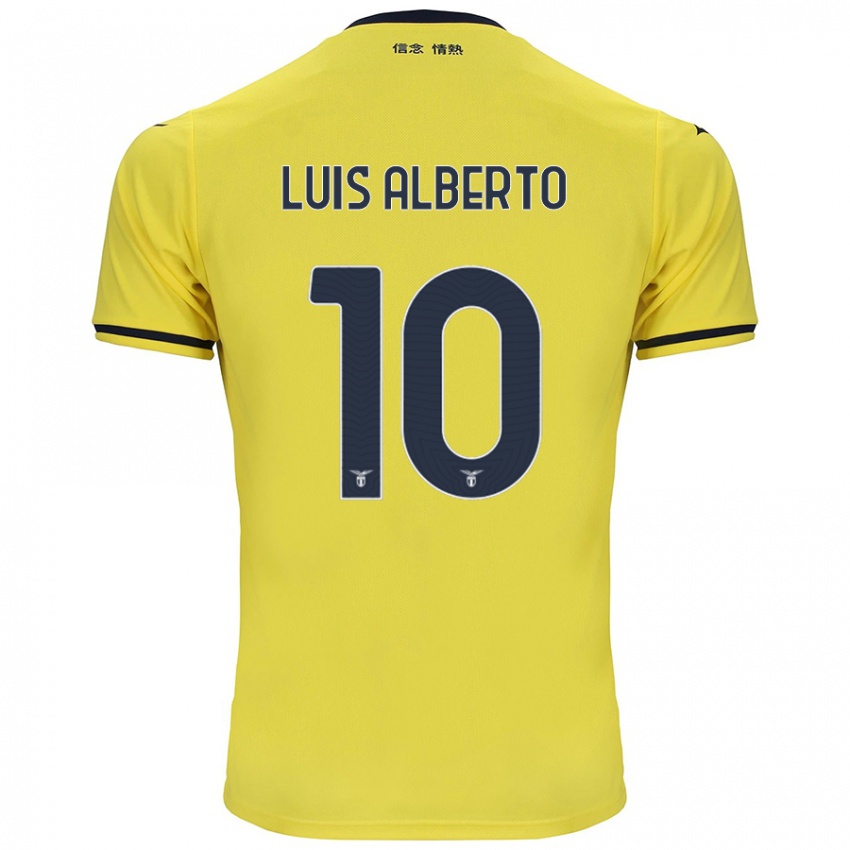 Criança Camisola Luis Alberto #10 Amarelo Alternativa 2024/25 Camisa Brasil