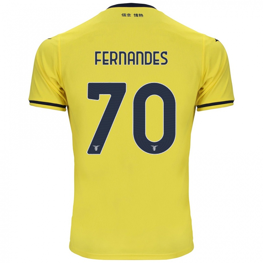 Criança Camisola Saná Fernandes #70 Amarelo Alternativa 2024/25 Camisa Brasil