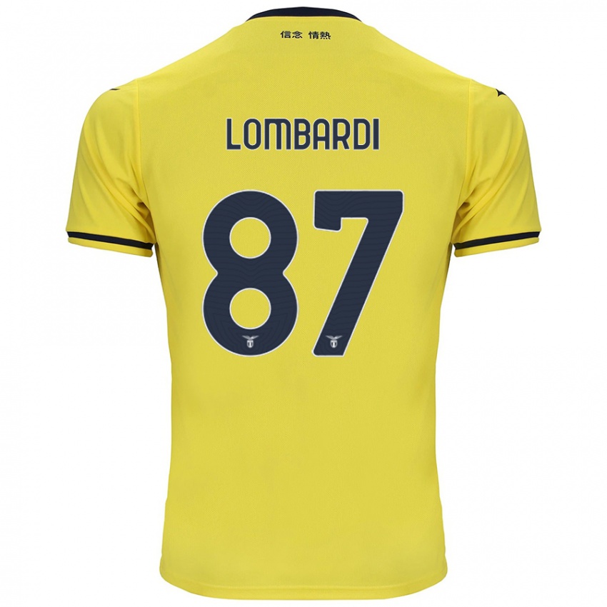 Criança Camisola Cristiano Lombardi #87 Amarelo Alternativa 2024/25 Camisa Brasil