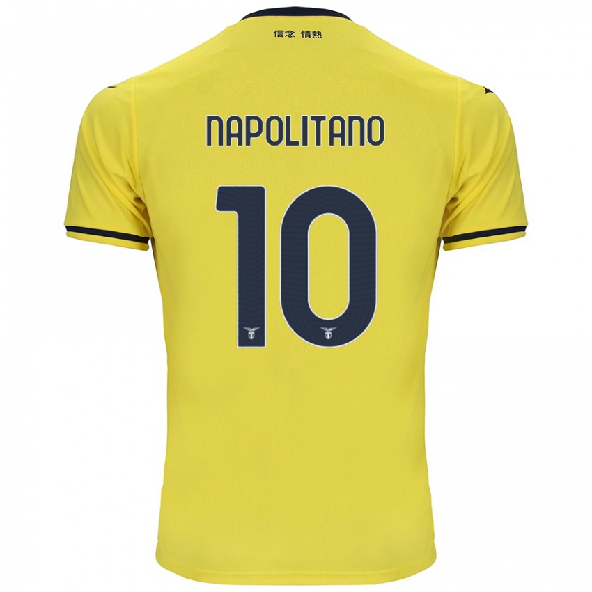 Criança Camisola Luca Napolitano #10 Amarelo Alternativa 2024/25 Camisa Brasil