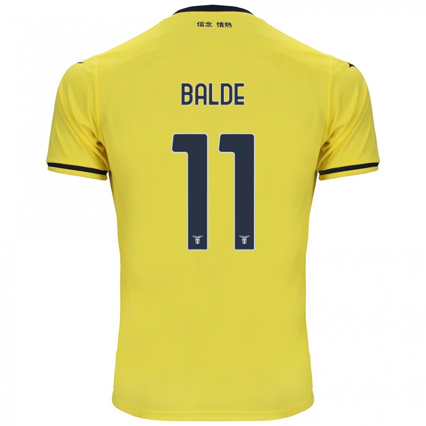 Criança Camisola Mahamadou Balde #11 Amarelo Alternativa 2024/25 Camisa Brasil