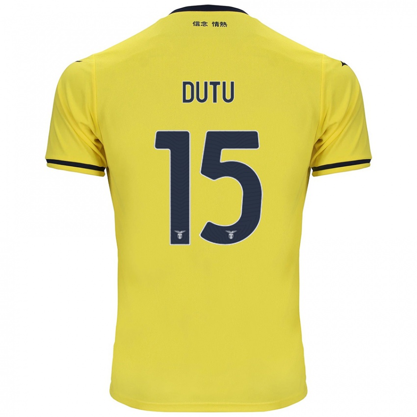 Criança Camisola Matteo Dutu #15 Amarelo Alternativa 2024/25 Camisa Brasil