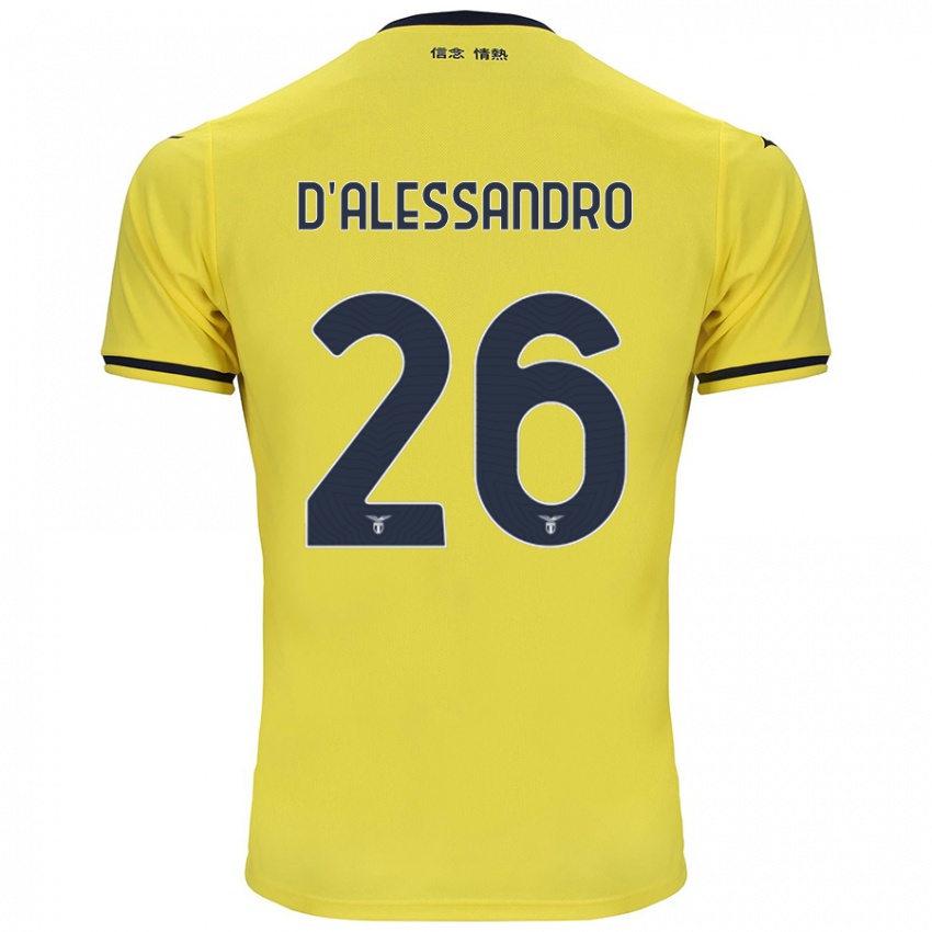 Criança Camisola Mattya D'alessandro #26 Amarelo Alternativa 2024/25 Camisa Brasil