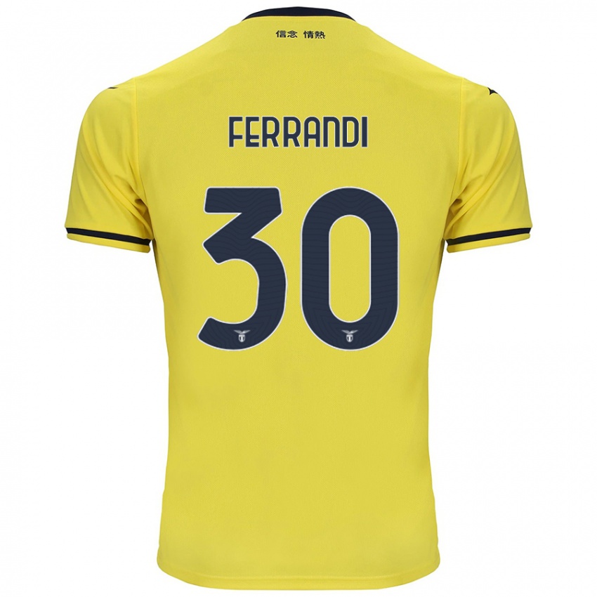 Criança Camisola Giulia Ferrandi #30 Amarelo Alternativa 2024/25 Camisa Brasil